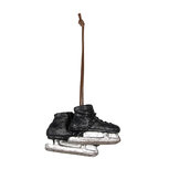 Clayre & Eef | Hanger schaatsen Zwart, Zilverkleurig 10x4x6 cm | 6PR3916 Clayre & Eef | Hanger schaatsen Zwart, Zilverkleurig 10x4x6 cm | 6PR3916
