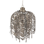 Clayre & Eef | Hanglamp Grijs ø 49x66 cm E27/max 1x60W | 5LMP353 Clayre & Eef | Hanglamp Grijs ø 49x66 cm E27/max 1x60W | 5LMP353