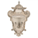 Clayre & Eef | Wandlamp Beige Grijs Goudkleurig 43x16x68 cm E14/max 2x25W | 5LMP363 Clayre & Eef | Wandlamp Beige Grijs Goudkleurig 43x16x68 cm E14/max 2x25W | 5LMP363