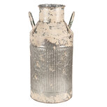 Clayre & Eef | Decoratie Melkbus Grijs Beige 23x22x47 cm | 6Y5405 Clayre & Eef | Decoratie Melkbus Grijs Beige 23x22x47 cm | 6Y5405