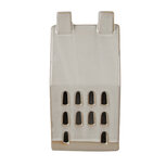 Clayre & Eef | Decoratie Huisje met LED Beige 9x8x18 cm | 6CE1591L Clayre & Eef | Decoratie Huisje met LED Beige 9x8x18 cm | 6CE1591L