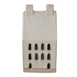 Clayre & Eef | Decoratie Huisje met LED Beige 8x6x15 cm | 6CE1591M Clayre & Eef | Decoratie Huisje met LED Beige 8x6x15 cm | 6CE1591M