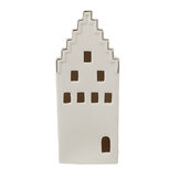 Clayre & Eef | Decoratie Huisje met LED Beige, Goudkleurig 8x8x20 cm | 6CE1598L Clayre & Eef | Decoratie Huisje met LED Beige, Goudkleurig 8x8x20 cm | 6CE1598L