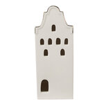 Clayre & Eef | Decoratie Huisje met LED Beige, Goudkleurig 7x6x16 cm | 6CE1599M Clayre & Eef | Decoratie Huisje met LED Beige, Goudkleurig 7x6x16 cm | 6CE1599M