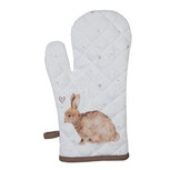 Clayre & Eef | Ovenhandschoen kind Beige Bruin 12x21 cm | BSLC44K Clayre & Eef | Ovenhandschoen kind Beige Bruin 12x21 cm | BSLC44K
