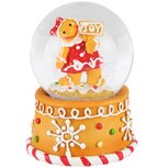 Dekoratief | Waterbol m/cookie, glas/resina, 7x7x10cm | A215099 Dekoratief | Waterbol m/cookie, glas/resina, 7x7x10cm | A215099