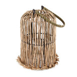 Dekoratief | Lantaarn m/oor, naturel, 19x19x26cm | A220468 Dekoratief | Lantaarn m/oor, naturel, 19x19x26cm | A220468