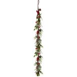 Dekoratief | Slinger m/besjes/dennenappels, groen/rood/naturel, 153cm | A225493 Dekoratief | Slinger m/besjes/dennenappels, groen/rood/naturel, 153cm | A225493