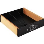 Dekoratief | Servettenhouder 'Home Kitchen', hout, 19x19x5cm | A225560 Dekoratief | Servettenhouder 'Home Kitchen', hout, 19x19x5cm | A225560