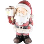 Dekoratief | Santa m/cadeautjes, keramiek, LED, 28x20x41cm | A225576 Dekoratief | Santa m/cadeautjes, keramiek, LED, 28x20x41cm | A225576