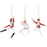 Dekoratief | Hanger notenkraker, dansend, resina, 8x3x11cm, set van 3 stuks | A225701 Dekoratief | Hanger notenkraker, dansend, resina, 8x3x11cm, set van 3 stuks | A225701