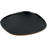 Dekoratief | Dienblad grillig, zwart/goud, metaal, 23x26x1cm | A228188 Dekoratief | Dienblad grillig, zwart/goud, metaal, 23x26x1cm | A228188