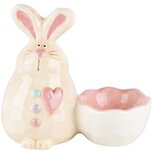 Dekoratief | Eierdop bunny, wit, keramiek, 9x5x8cm | A230552 Dekoratief | Eierdop bunny, wit, keramiek, 9x5x8cm | A230552