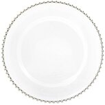 Dekoratief | Deco schaal rond, transparant, PVC, 32x32cm | A234001 Dekoratief | Deco schaal rond, transparant, PVC, 32x32cm | A234001