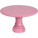 Dekoratief | Taarthouder rond, roze, hout, 25x14cm | A234004 Dekoratief | Taarthouder rond, roze, hout, 25x14cm | A234004