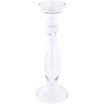 Dekoratief | Kaarsenhouder op voet, transparant, glas, 14x41cm | A234008 Dekoratief | Kaarsenhouder op voet, transparant, glas, 14x41cm | A234008