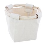Dekoratief | Mand rond, beige, stof/rotan, 15x15x15cm | A234034 Dekoratief | Mand rond, beige, stof/rotan, 15x15x15cm | A234034