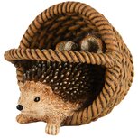 Dekoratief | Egel in mandje, bruin, resina, 12x11x10cm | A235101 Dekoratief | Egel in mandje, bruin, resina, 12x11x10cm | A235101