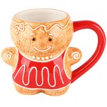 Dekoratief | Mok cookie, dolomiet, rood, 16x10x12cm | A235237 Dekoratief | Mok cookie, dolomiet, rood, 16x10x12cm | A235237