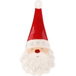 Dekoratief | Lepelhouder santa, dolomiet, wit/rood, 26x12x3cm | A235247 Dekoratief | Lepelhouder santa, dolomiet, wit/rood, 26x12x3cm | A235247