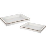 Dekoratief | Set 2 dienbladen RH, naturel, hout, 33x21x5cm | A235350 Dekoratief | Set 2 dienbladen RH, naturel, hout, 33x21x5cm | A235350