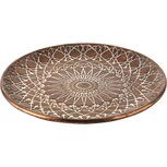 Dekoratief | Dienlad rond, brons, metaal, 38x38x2cm | A235397 Dekoratief | Dienlad rond, brons, metaal, 38x38x2cm | A235397