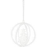 Dekoratief | Hanger open bal m/boompje, transparant, glas, 8x8x9cm | A235448 Dekoratief | Hanger open bal m/boompje, transparant, glas, 8x8x9cm | A235448