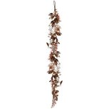 Dekoratief | Deco slinger m/kerstballetjes, bruin/glitter, 150x18x7cm | A235509 Dekoratief | Deco slinger m/kerstballetjes, bruin/glitter, 150x18x7cm | A235509