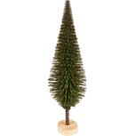 Dekoratief | Deco boompje op voet, groen/goud, 15x15x50cm | A235518 Dekoratief | Deco boompje op voet, groen/goud, 15x15x50cm | A235518