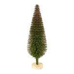 Dekoratief | Deco boompje op voet, groen/goud, 12x12x40cm | A235520 Dekoratief | Deco boompje op voet, groen/goud, 12x12x40cm | A235520