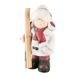 Dekoratief | Winterjongen staand m/ski's, keramiek, 13x9x23cm | A235778 Dekoratief | Winterjongen staand m/ski's, keramiek, 13x9x23cm | A235778