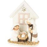 Dekoratief | Ensemble kerststalfiguren, wit, resina, 10x6x13cm | A235815 Dekoratief | Ensemble kerststalfiguren, wit, resina, 10x6x13cm | A235815