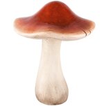 Dekoratief | Paddenstoel, wit/bruin, dolomiet, 17x16x21cm | A235937 Dekoratief | Paddenstoel, wit/bruin, dolomiet, 17x16x21cm | A235937