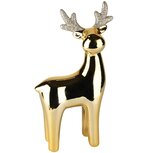 Dekoratief | Rendier staand, goud, dolomiet, 12x6x21cm | A235976 Dekoratief | Rendier staand, goud, dolomiet, 12x6x21cm | A235976