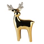 Dekoratief | Rendier staand, goud, dolomiet, 10x5x15cm | A235977 Dekoratief | Rendier staand, goud, dolomiet, 10x5x15cm | A235977