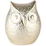 Dekoratief | Deco uil, champagne, dolomiet, 9x8x11cm | A235981 Dekoratief | Deco uil, champagne, dolomiet, 9x8x11cm | A235981