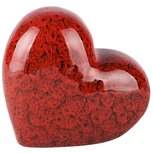 Dekoratief | Deco hart, rood, dolomiet, 7x12x12cm | A235985 Dekoratief | Deco hart, rood, dolomiet, 7x12x12cm | A235985
