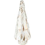 Dekoratief | Deco boompje 'Blurred White', glas, LED, 17x17x42cm | A238001 Dekoratief | Deco boompje 'Blurred White', glas, LED, 17x17x42cm | A238001