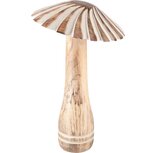 Dekoratief | Paddenstoel 'Carved', naturel, hout, 15x15x25cm | A238048 Dekoratief | Paddenstoel 'Carved', naturel, hout, 15x15x25cm | A238048