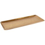 Dekoratief | Dienblad RH, goud, metaal, 38x17x2cm | A238074 Dekoratief | Dienblad RH, goud, metaal, 38x17x2cm | A238074