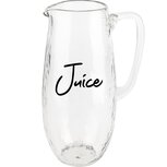 Dekoratief | Kan 'Juice', transparant, glas, 15x15x23cm | A238216 Dekoratief | Kan 'Juice', transparant, glas, 15x15x23cm | A238216