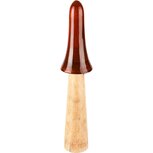 Dekoratief | Paddenstoel spits, naturel/bruin, hout/email, 8x8x37cm | A238253 Dekoratief | Paddenstoel spits, naturel/bruin, hout/email, 8x8x37cm | A238253