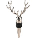 Dekoratief | Flessenstop rendiergewei in giftbox, zilver, aluminium, 12x8x3cm | A238261 Dekoratief | Flessenstop rendiergewei in giftbox, zilver, aluminium, 12x8x3cm | A238261