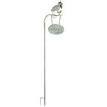 Dekoratief | Grondsteker mobiel, metaal m/vogel 'Welcome', 130cm | A190107 Dekoratief | Grondsteker mobiel, metaal m/vogel 'Welcome', 130cm | A190107