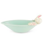 Dekoratief | Schaaltje m/bunny, resina, lichtblauw, 21x10x10cm | A190163 Dekoratief | Schaaltje m/bunny, resina, lichtblauw, 21x10x10cm | A190163