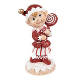 Clayre & Eef | Decoratie elf Rood 12x9x20 cm | 6PR4902 Clayre & Eef | Decoratie elf Rood 12x9x20 cm | 6PR4902