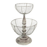 Clayre & Eef | Etagère Beige Kleurig ø 30x44 cm | 6Y5412 Clayre & Eef | Etagère Beige Kleurig ø 30x44 cm | 6Y5412