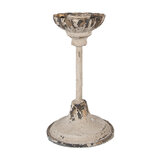 Clayre & Eef | Kandelaar Beige ø 10x16 cm | 6Y5453