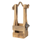 Clayre & Eef | Flessenrek met flessen Bruin 9x10x29 cm | 6H1883 Clayre & Eef | Flessenrek met flessen Bruin 9x10x29 cm | 6H1883