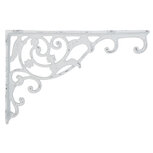 Clayre & Eef | Hoekijzer Wit 4x33x21 cm | 6Y1763W Clayre & Eef | Hoekijzer Wit 4x33x21 cm | 6Y1763W